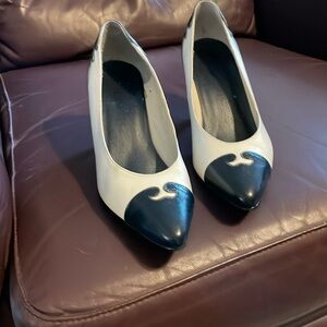Navy and White heels. Good for dressing up, church or work